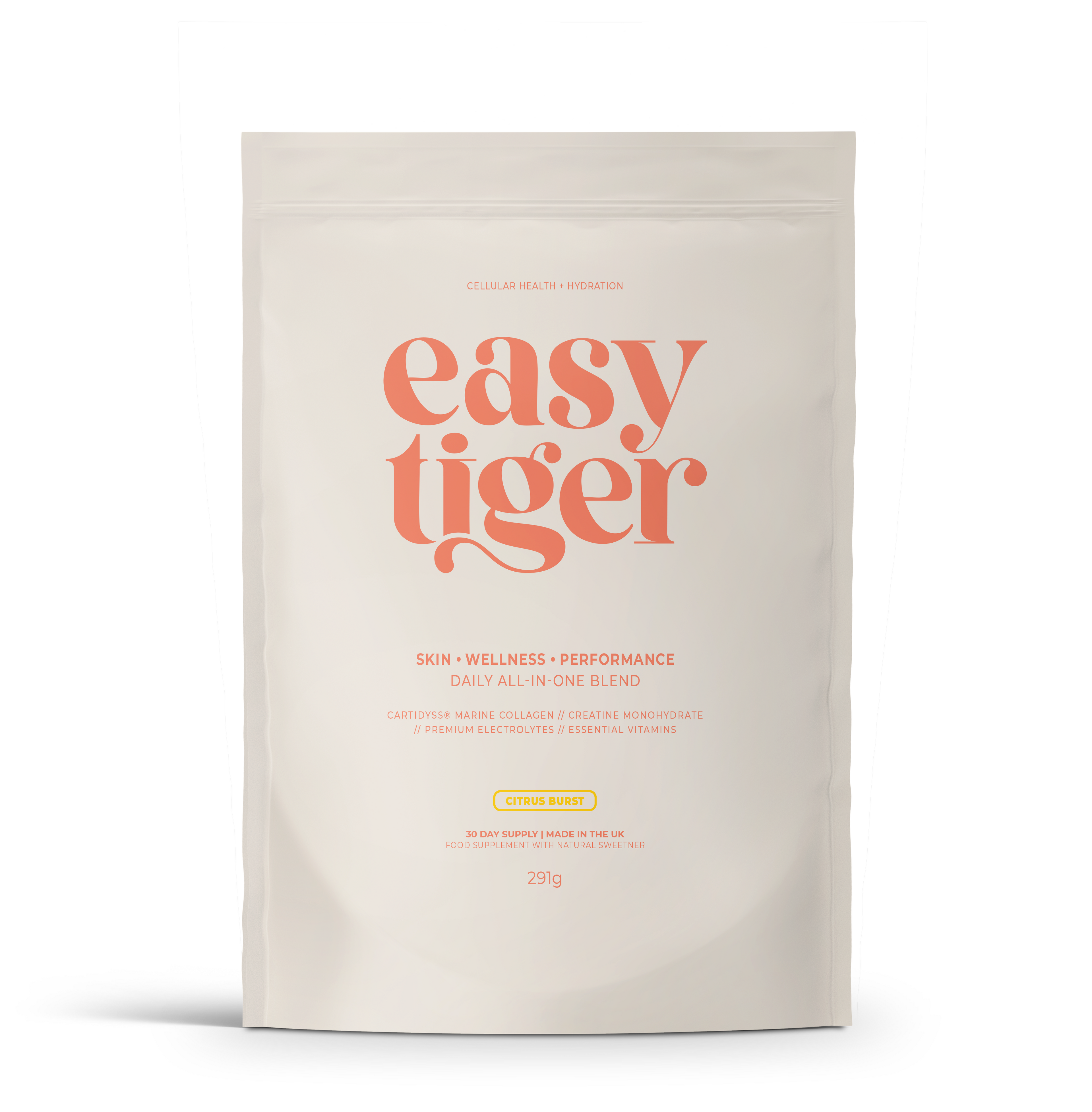 Easy Tiger | Daily Supplement for Skin, Wellness & Performance